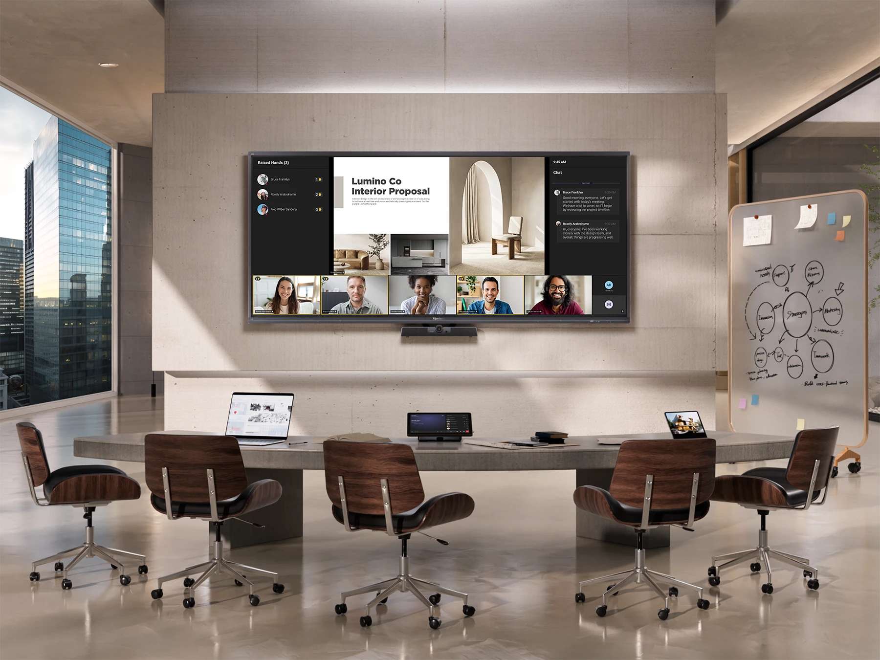 ViewSonic ViewBoard IFP92UW - Màn hình tương tác siêu rộng 92 inch chuẩn 5K